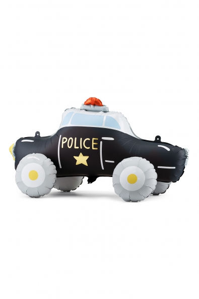 Stehender Folienballon Polizeiauto