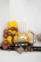 Folienballon Bagger
