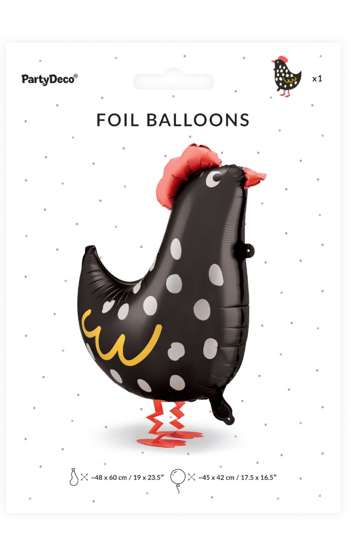 Folienballon Hahn
