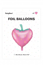 Folienballon Erdbeere