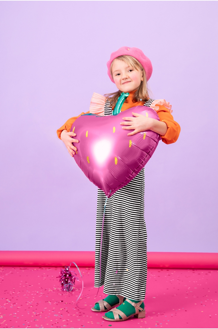 Folienballon Erdbeere