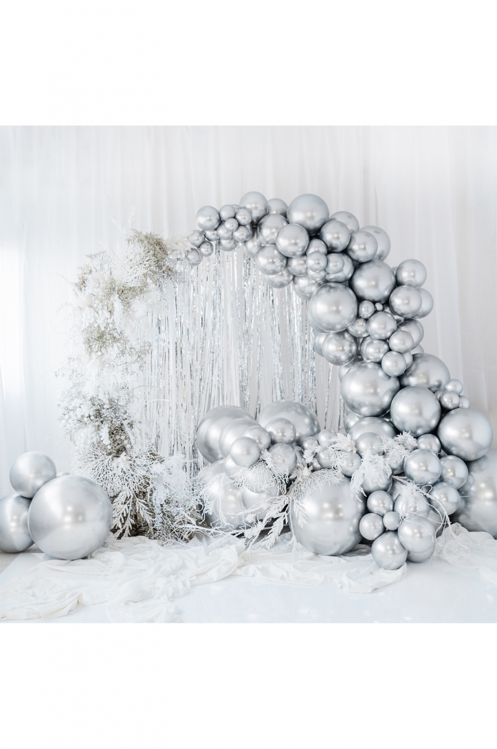 Glossy round balloon 60 cm