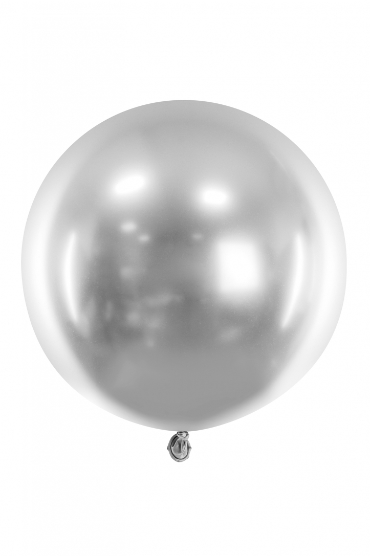 Glossy round balloon 60 cm