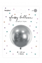 Glossy round balloon 60 cm