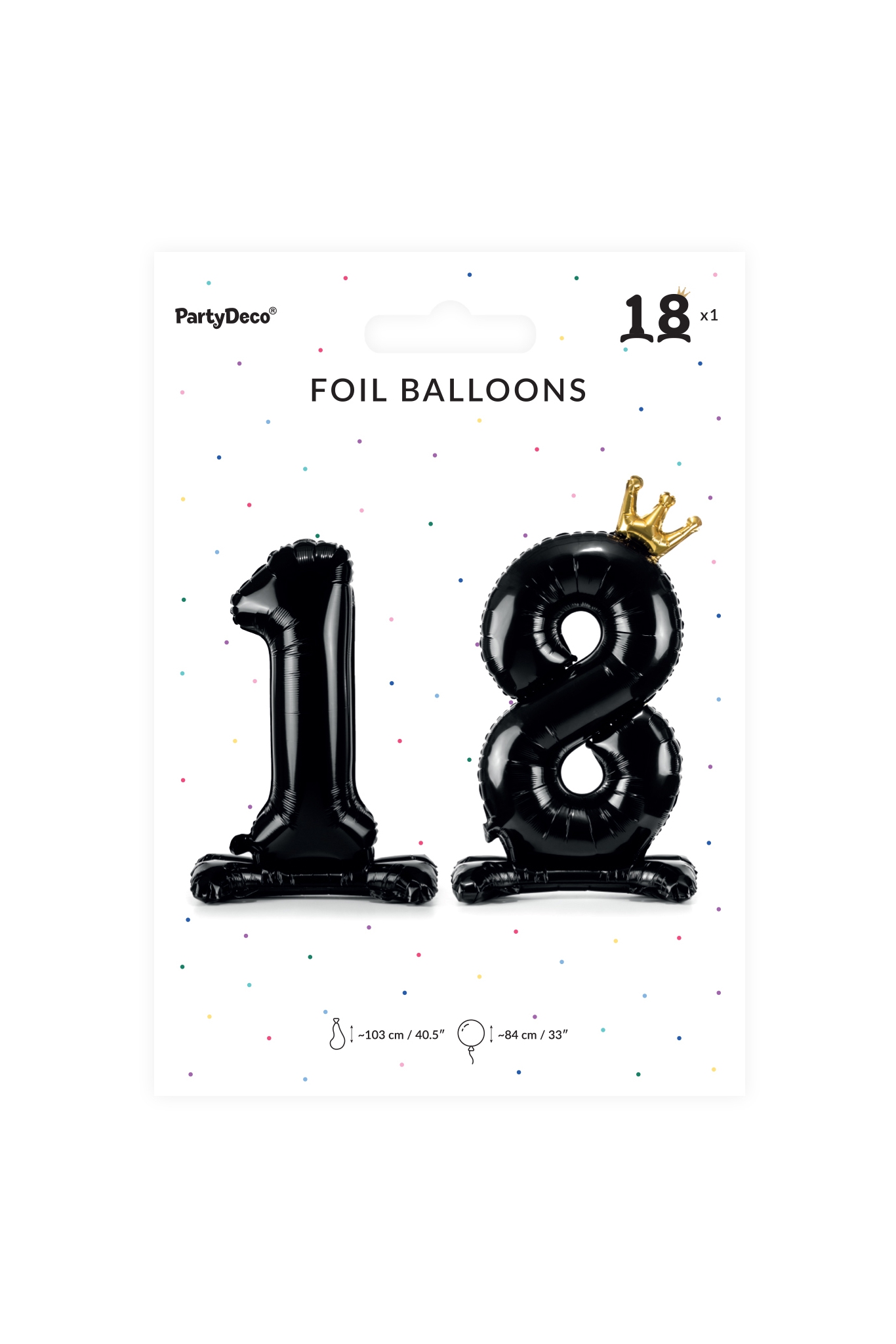 Balon foliowy liczba 18