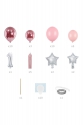 Balloon bouquet Number "1" Pink