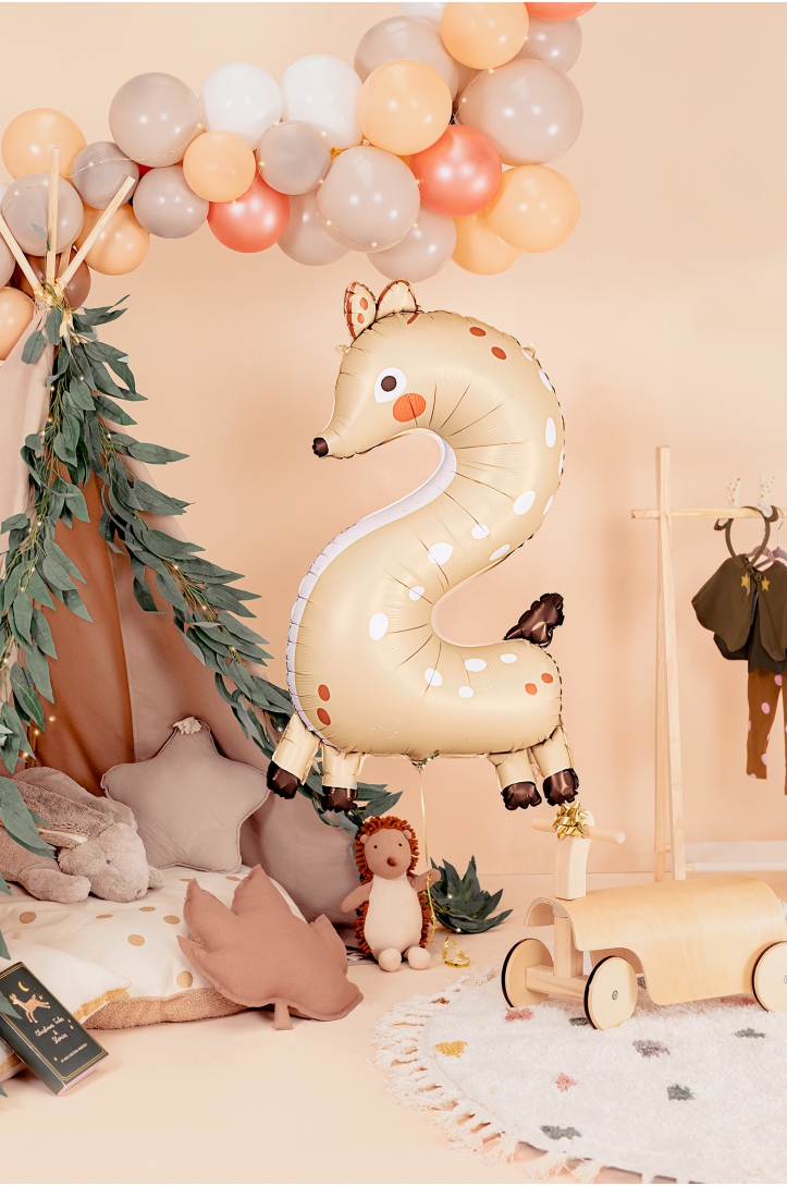 Foil Balloon Number Animal