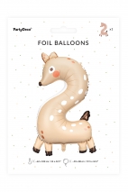 Balon foliowy Cyfra Zwierzątko