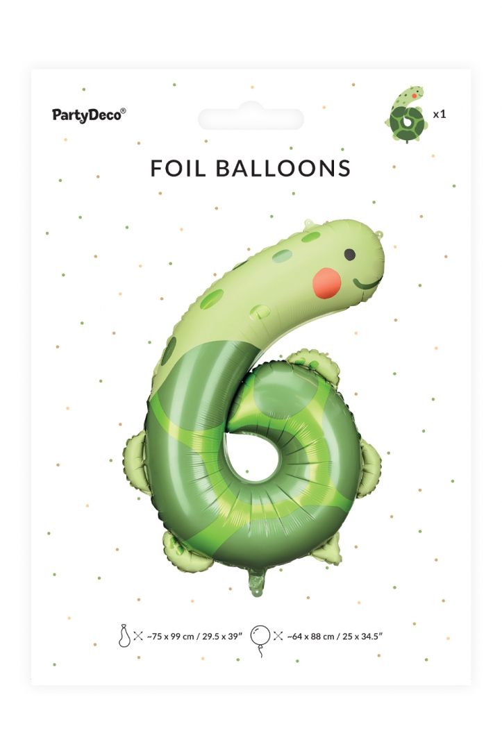 Balon foliowy Cyfra Zwierzątko