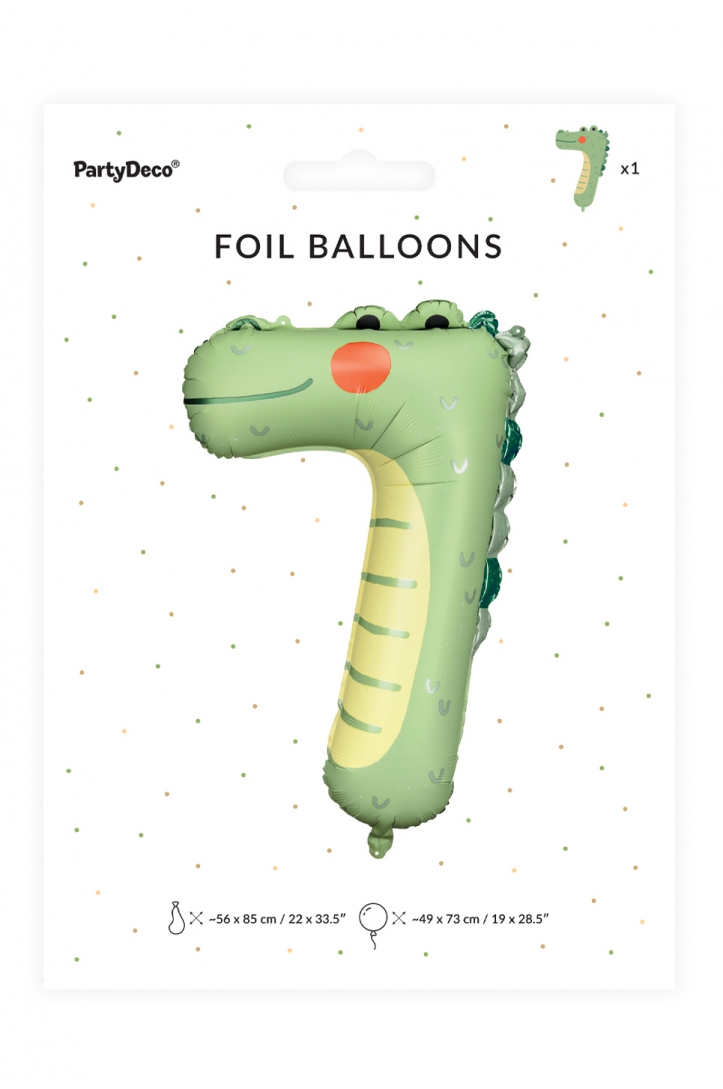 Balon foliowy Cyfra Zwierzątko