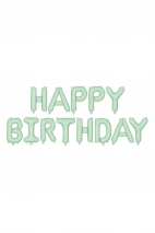 Balon foliowy Happy Birthday matowy