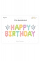 Foil Balloon Happy Birthday Mix