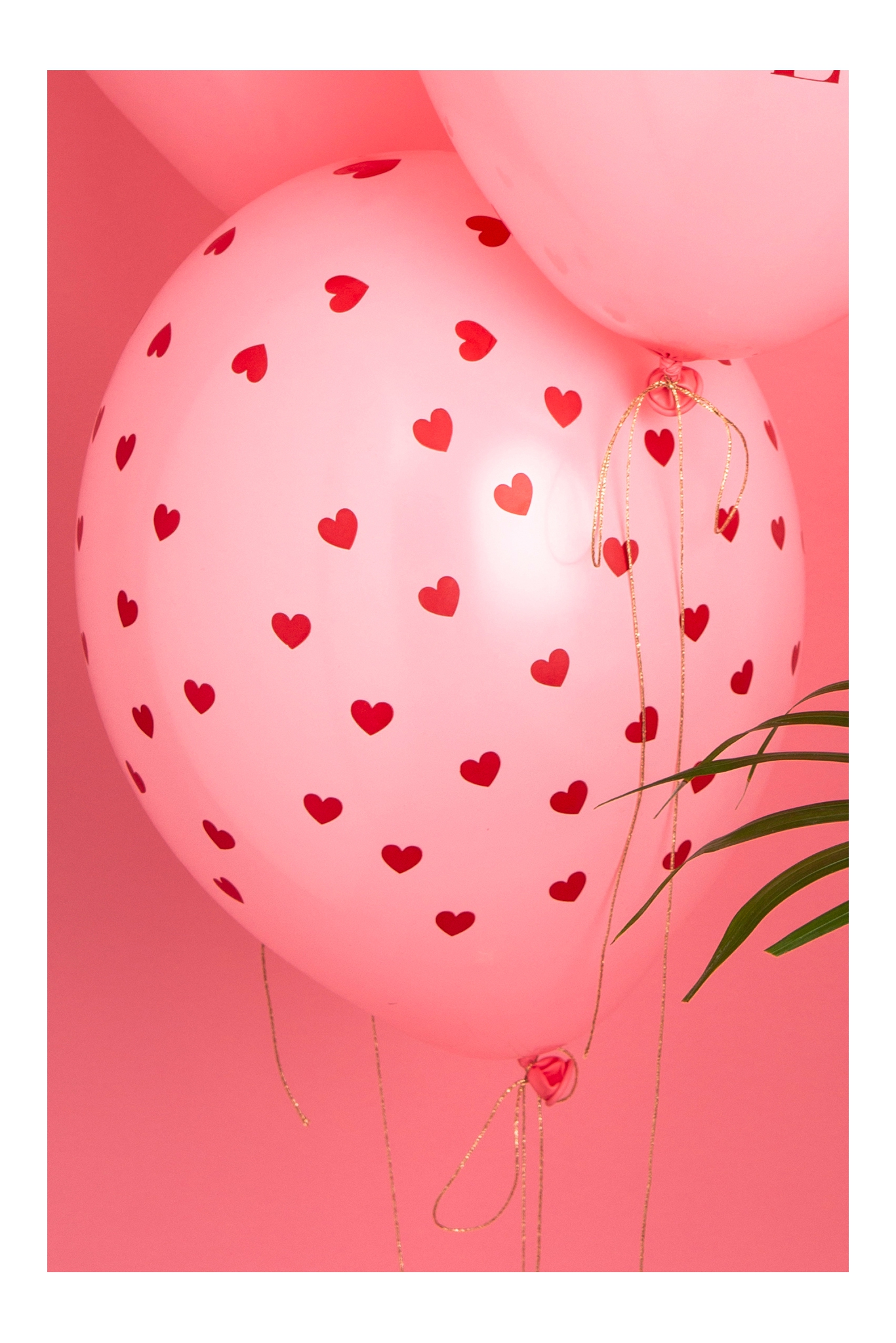 Balloons Hearts Pastel