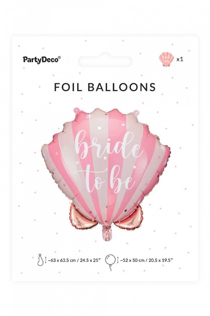 Folienballon Muschelform