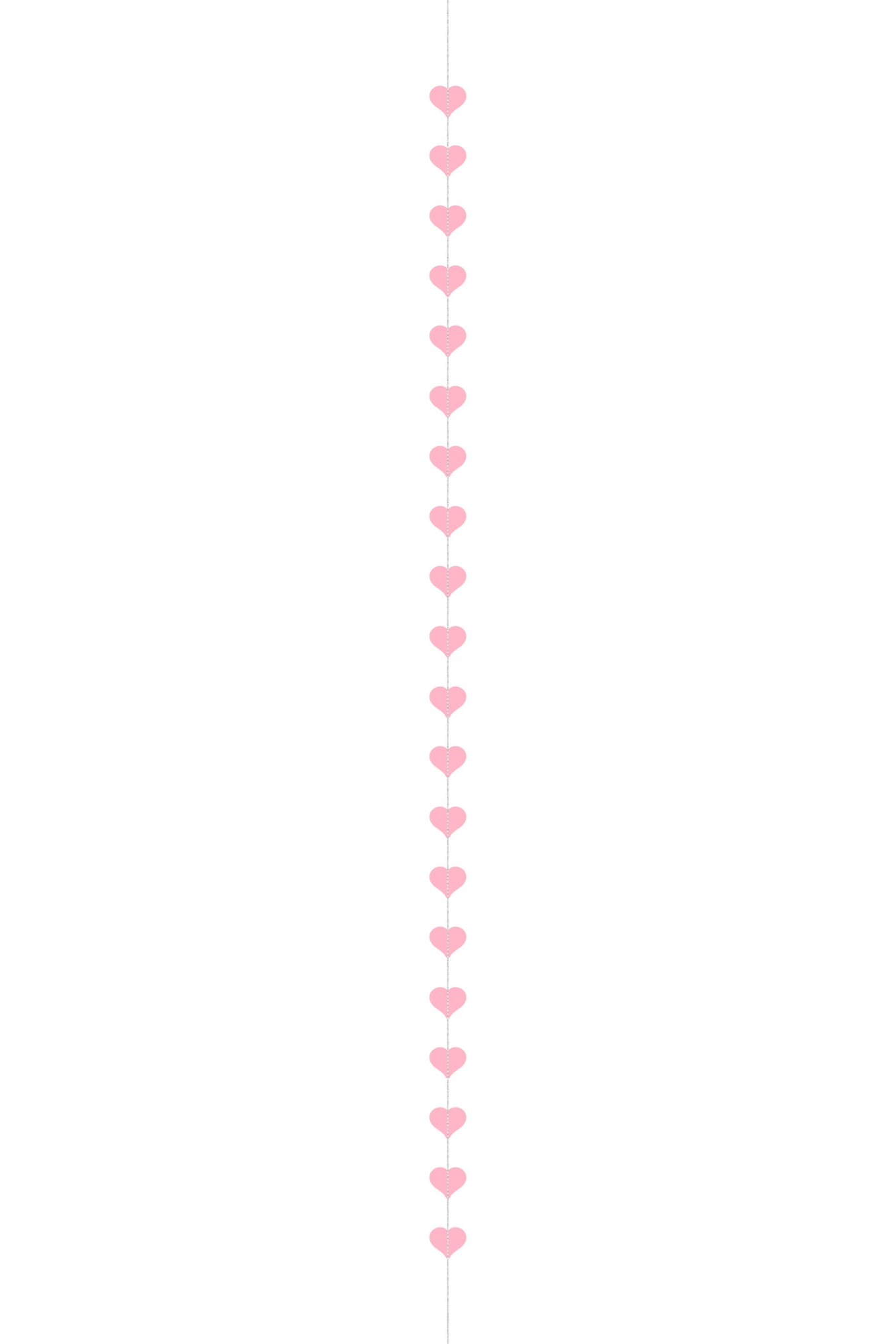 Hearts Garland Pink
