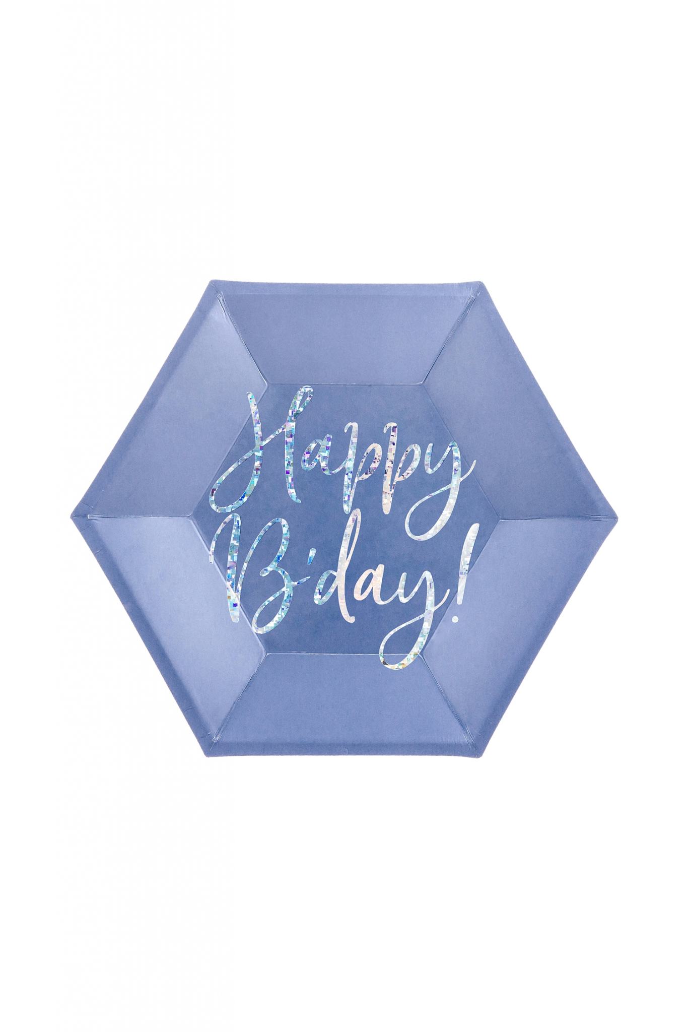 Paper plates "Happy B'day!"