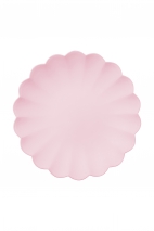 Plastic plates with a frill