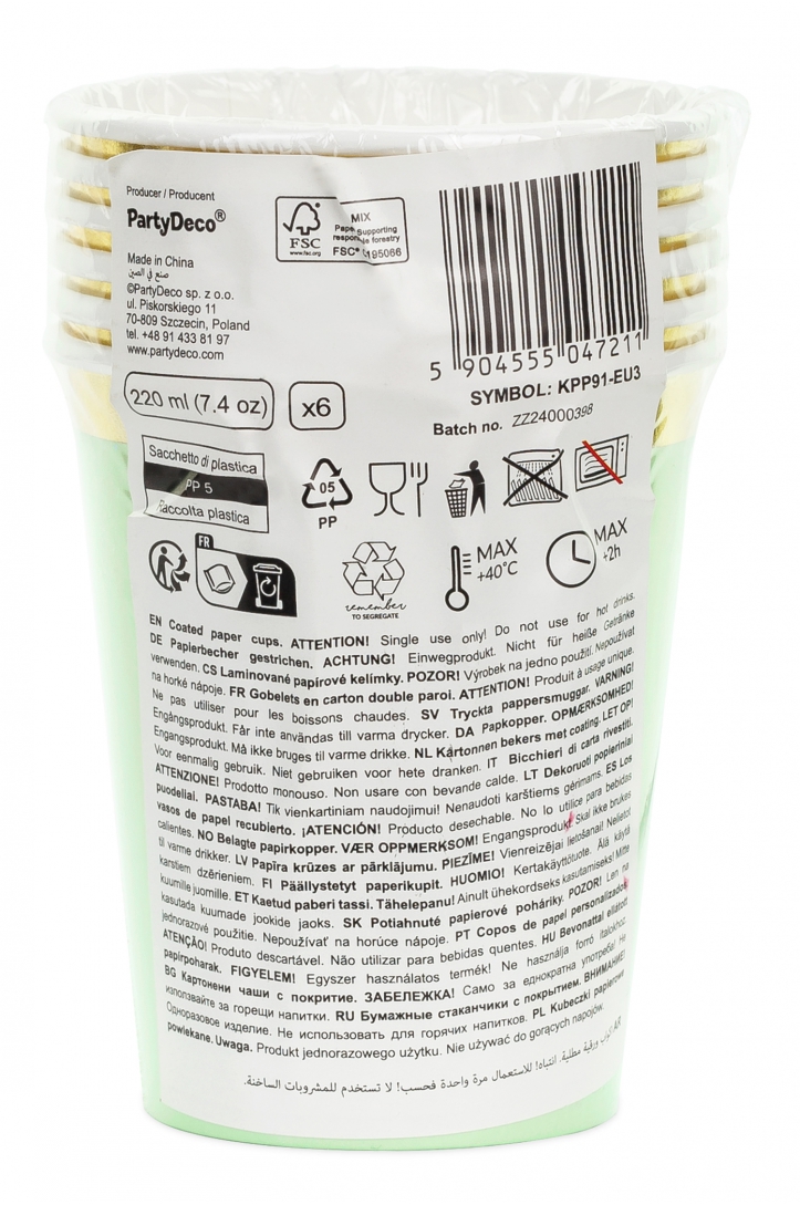 Papierbecher mix