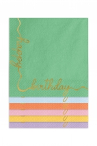 Napkins Happy Birthday Mix
