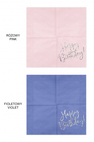 Servietten Happy Birthday