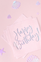 Napkins Happy Birthday