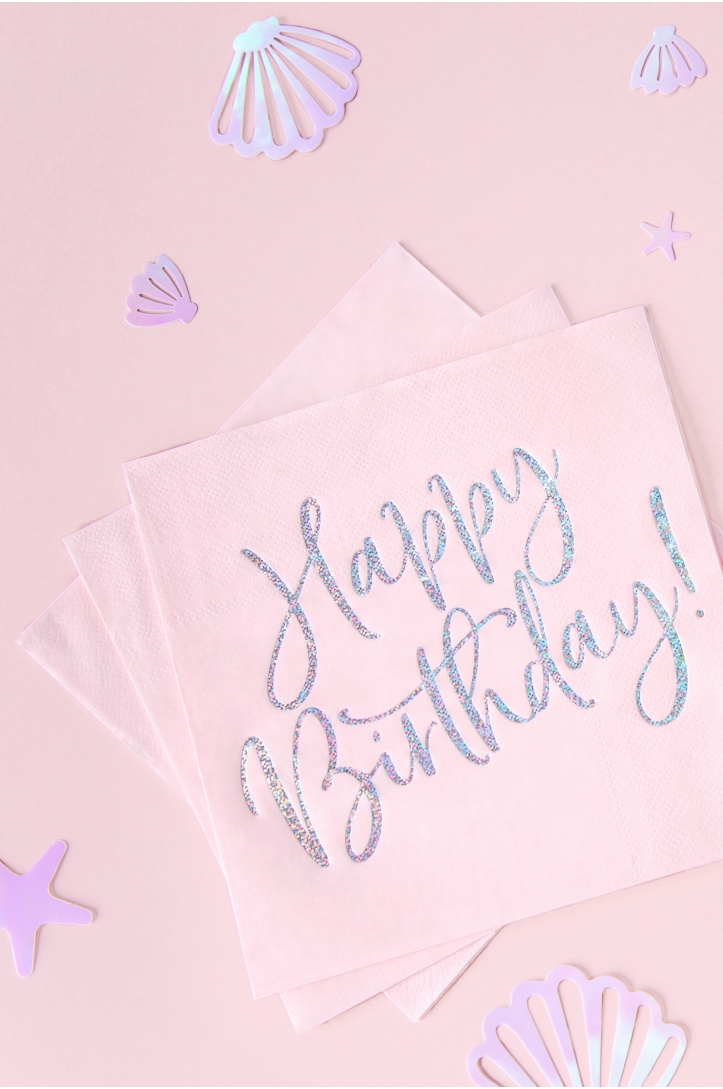 Napkins Happy Birthday