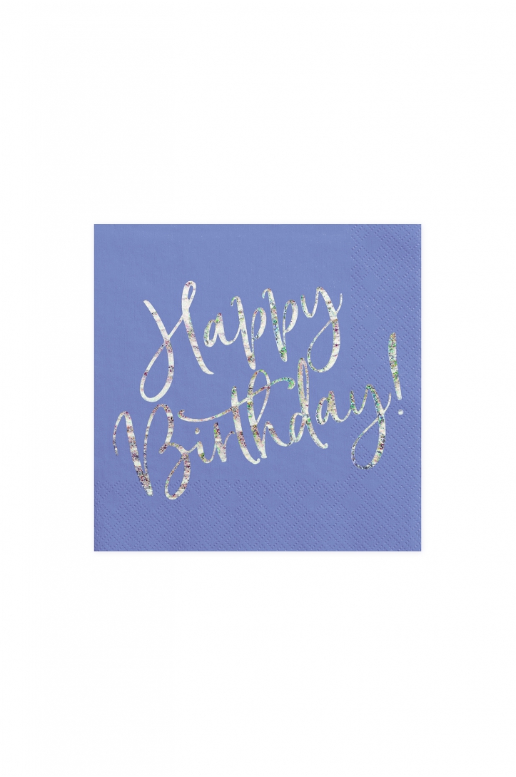 Servietten Happy Birthday