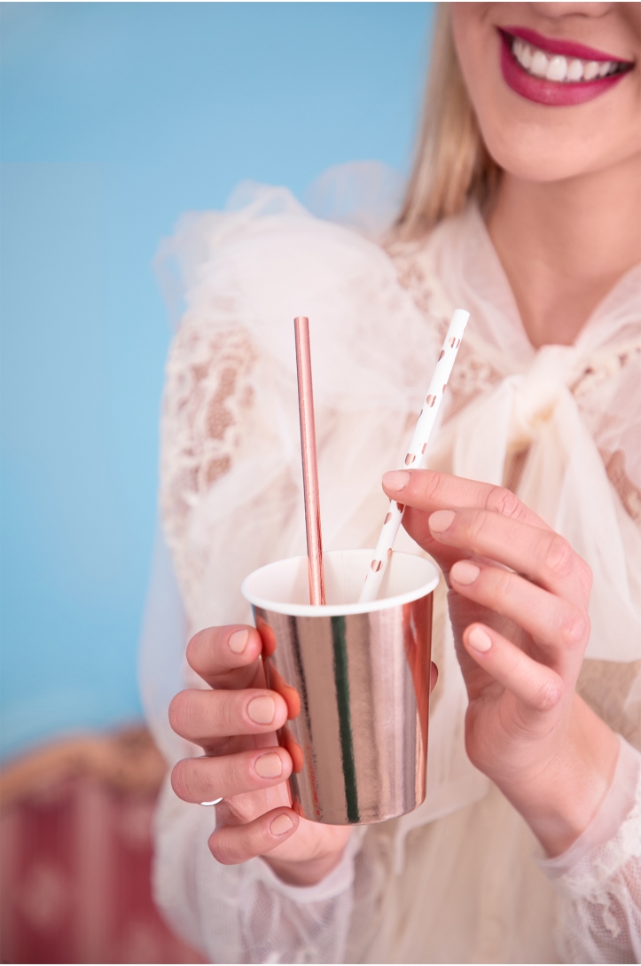 Paper straws Hearts