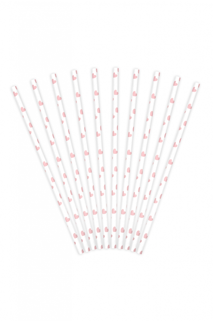 Paper straws Hearts