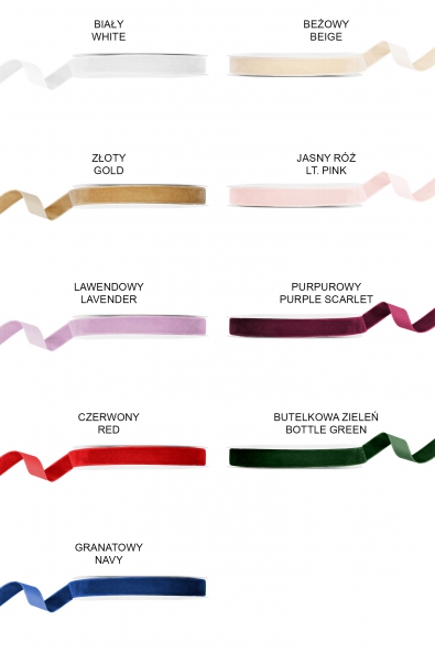 Velvet ribbon 15mm/10m