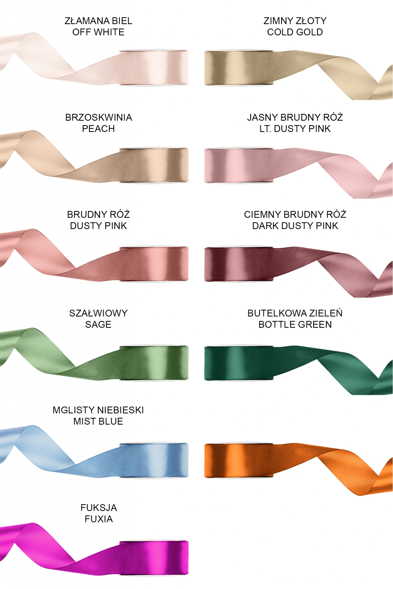Satin ribbon  25m