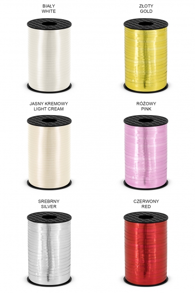 GOLD PLASTIC RIBBON 5mm/225m
