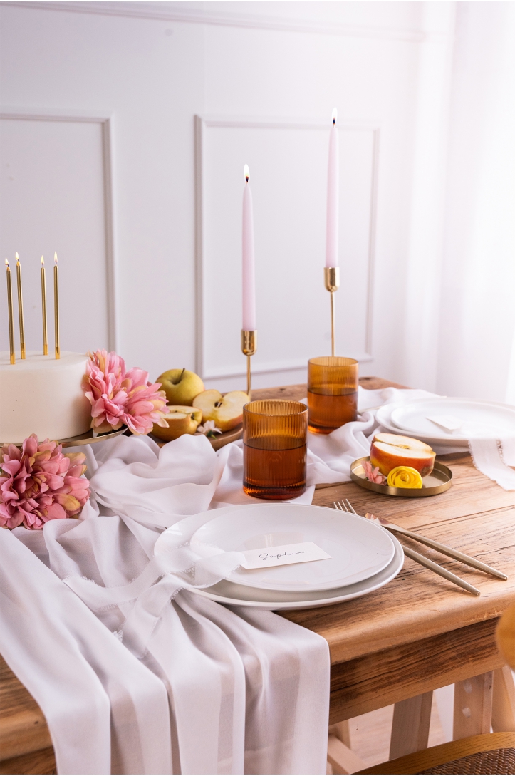 Chiffon table runner 0,48 x 5 m