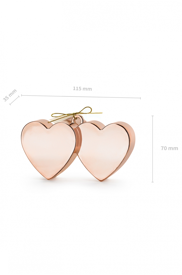Balloon weight hearts