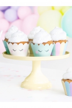 Papilotki na muffinki Jednorożec