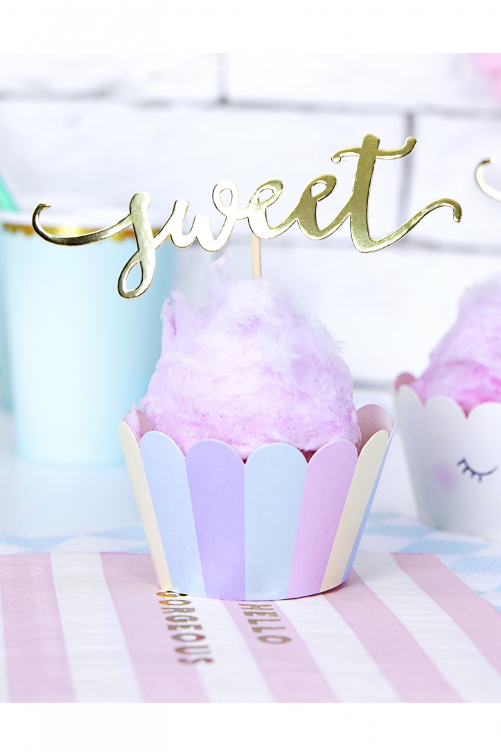 Papilotki na muffinki Jednorożec