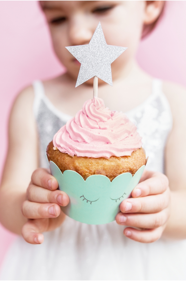 Muffin Dekorationen Stern