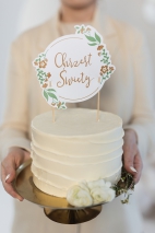 Topper na tort ''Chrzest Święty''