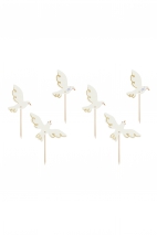Cupcake decorations - Doves