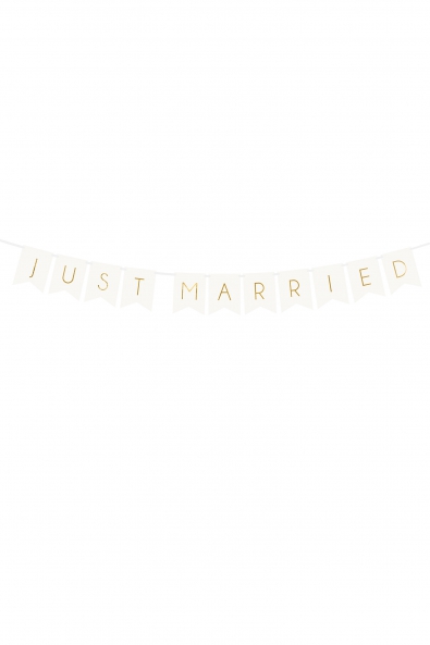 Banner Just Married