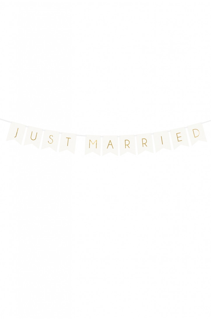 Banner Just Married