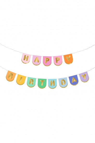 Banner Happy Birthday mix