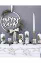 Glass candle holder 6cm