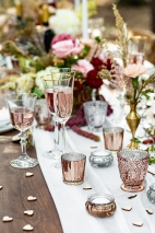 Glass candle holder 6cm
