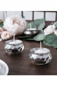 Glass candle holder 3cm