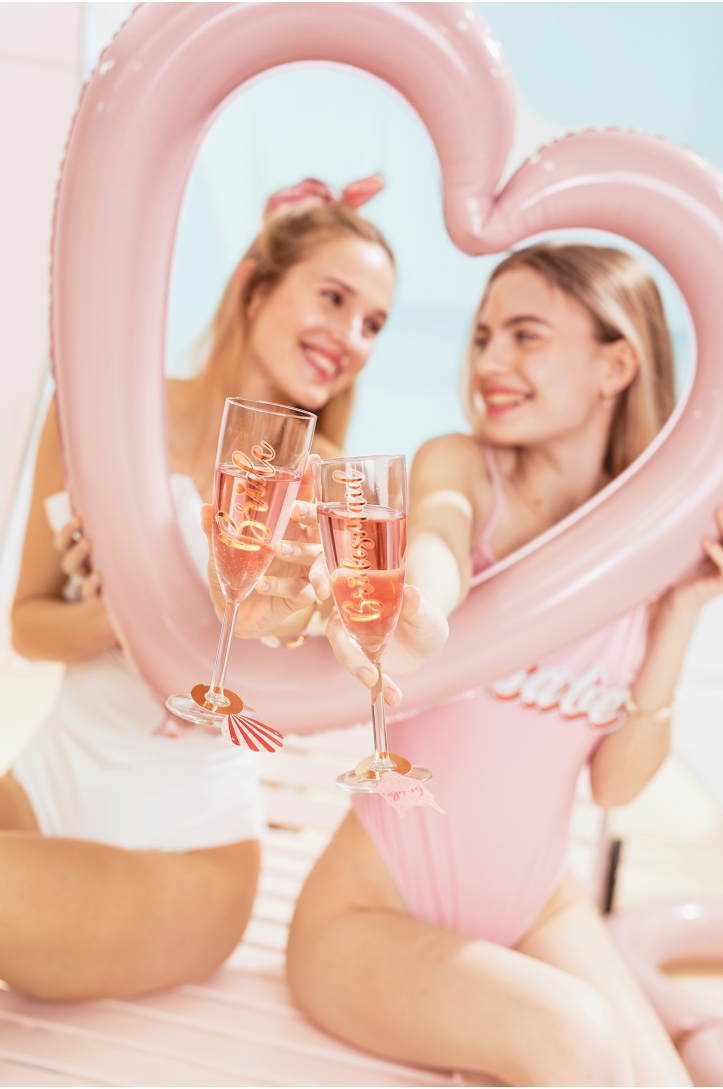 Naklejki na kieliszki ''Bride & Bridesmaid''