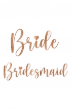 Naklejki na kieliszki ''Bride & Bridesmaid''