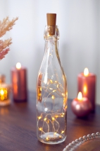 Lampki LED z korkiem do butelki