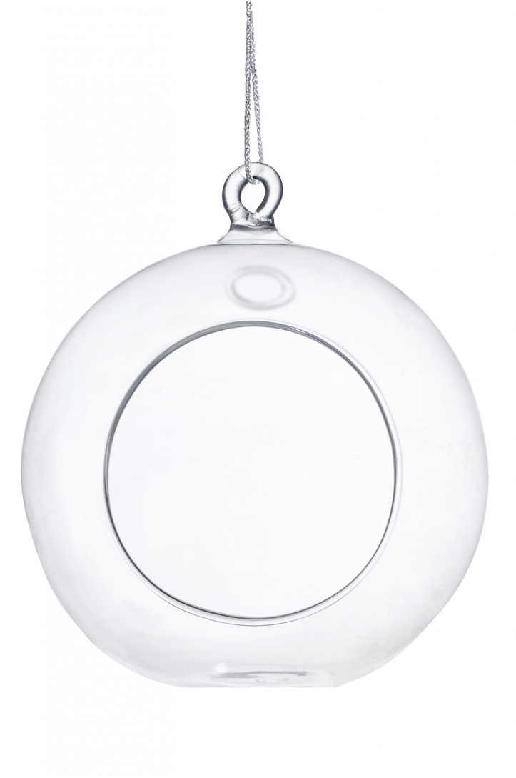 Glass Globe Candle Holders
