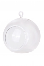 Glass Globe Candle Holders